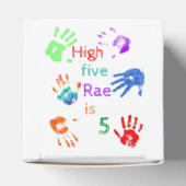 名絵を描前の誕生日をパーソナライズされた印刷 フェイバーボックス (上部)