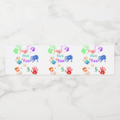 名絵を描前の誕生日をパーソナライズされた印刷 ペットボトルラベル (シングルラベル)