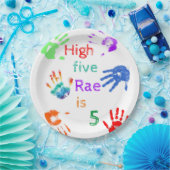 名絵を描前の誕生日をパーソナライズされた印刷 ペーパープレート (パーティー)