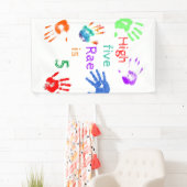 名絵を描前の誕生日をパーソナライズされた印刷 横断幕 (インサイチュ)