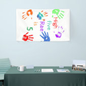 名絵を描前の誕生日をパーソナライズされた印刷 横断幕 (トレードショー)