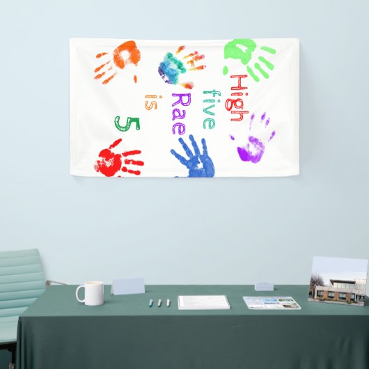 名絵を描前の誕生日をパーソナライズされた印刷 横断幕 (トレードショー)