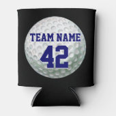 名絵を描前付きゴルフボール 缶クーラー (正面)