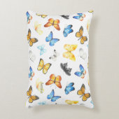 名綿の美しい蝶のパターン アクセントクッション (正面(垂直))