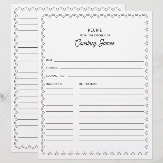 名縁ど前レシピカード (正面/裏面)