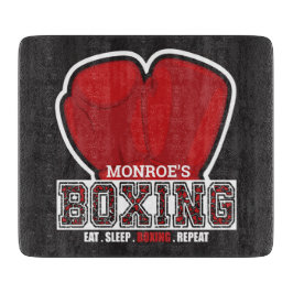 名義パーソナライズされた和団ボクシンググローブ賞ファイター カッティングボード