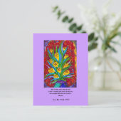 名言とともに咲く ポストカード (スタンド正面)