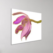 名言追加 / カラーバック・フォイルアクセント ラベンダー ピンク パープル オーキッド 箔ポスター (レイダウン)