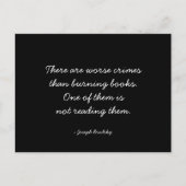 名言集 - 読書へのアドバイスと考察 ポストカード (正面)