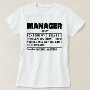 名詞管理取締役評価おもしろい Tシャツ