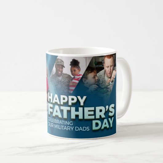 名誉あなたの軍隊パパ特別な父の日 コーヒーマグカップ (正面右)