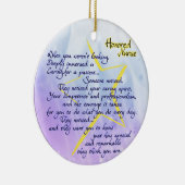 名誉あるナースオーナメント セラミックオーナメント (右)