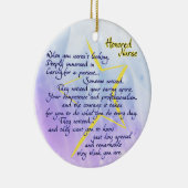 名誉あるナースオーナメント セラミックオーナメント (右)