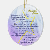 名誉あるナースオーナメント セラミックオーナメント (左)