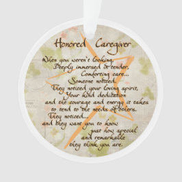 名誉ある介護者アクリルオーナメント オーナメント