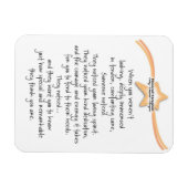 名誉ある介護者フレキシブルマグネット マグネット (横)