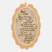 名誉ある介護者紙カードオーナメント オーナメントカード (右)