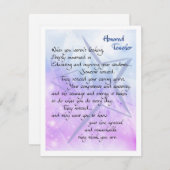 名誉ある先生評価カード サンキューカード (正面/裏面)