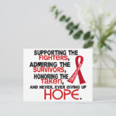 名誉ある3.2血液がんの支援 ポストカード (スタンド正面)