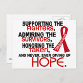 名誉ある3.2血液がんの支援 ポストカード (正面/裏面)