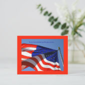 名誉です…退役軍人記念日ポストカード ポストカード (スタンド正面)