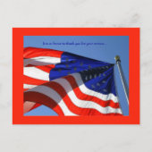 名誉です…退役軍人記念日ポストカード ポストカード (正面)