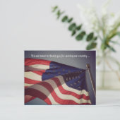 名誉です…退役軍人記念日ポストカード ポストカード (スタンド正面)