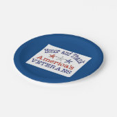 名誉とアメリ感謝していカ国の退役軍人 ペーパープレート (アングル)