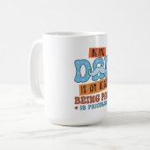 名誉と価値のない愛 – 完璧な父の日 コーヒーマグカップ (正面左)