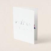 名誉と奉仕 箔カード (正面)