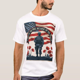 名誉と思い出のTシャツメモリアルデー Tシャツ