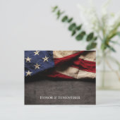 名誉と記憶 メモリアルデーのポストカード ポストカード (スタンド正面)