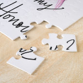 名誉のある女中か。 パズルDkBlは花嫁R長いMOHをカールします ジグソーパズル (側面)