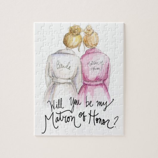 名誉のある婦人か。 パズルBlのパンの花嫁Blのパンの女中 ジグソーパズル (縦)