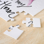 名誉のある婦人か。 パズルDkのBrのパンの花嫁のBrの女中 ジグソーパズル (側面)