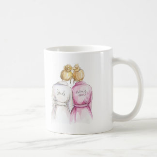 名誉のある婦人か。 ブロンドのパンの花嫁Blのパンの女中 コーヒーマグカップ