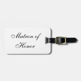 "名誉のある婦人"の荷物のラベル ラゲッジタグ