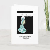 名誉のある私の婦人があって下さい 招待状 (裏面)