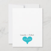 名誉のある私の婦人ですか。 青か黒い詩V2 招待状 (裏面)