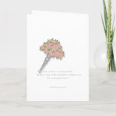 名誉のお洒落な服店の私の女中があって下さい 招待状 (裏面)