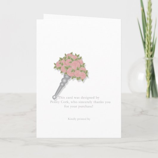 名誉のお洒落な服店の私の女中があって下さい 招待状 (裏面)