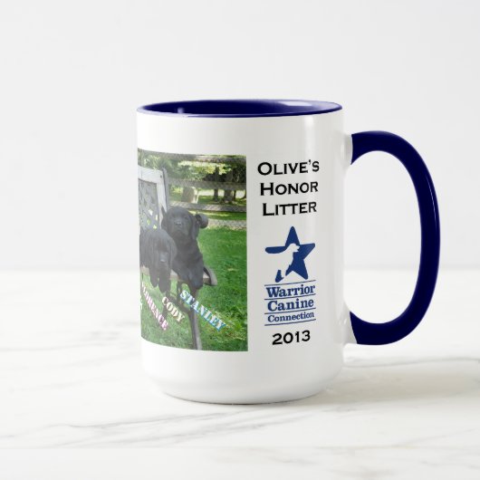 名誉のくずベンチのマグ マグカップ (右)