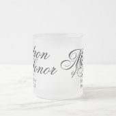 名誉のマグの婦人 フロストグラスマグカップ (中央)