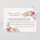 名誉のマトロン定義カード サンキューカード (正面/裏面)