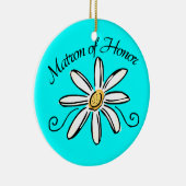 名誉のマト結婚ロン セラミックオーナメント (右)