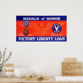 名誉のメダル – Victory Liberty Loan ポスター (キッチン)