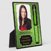 名誉の写真プラーク・グリーンによる卒業 フォトプラーク (側面)