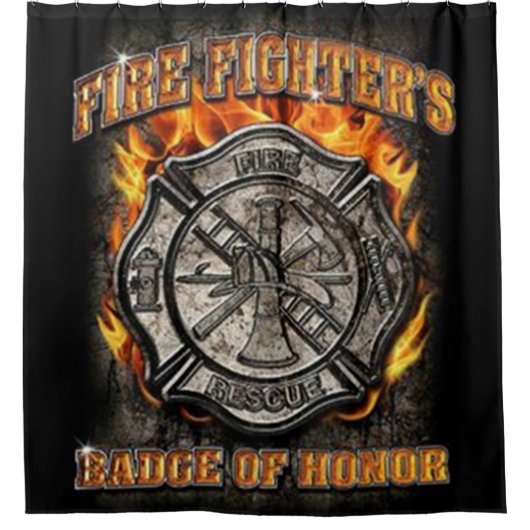 名誉の印 シャワーカーテン (正面)