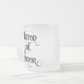 名誉の問題 フロストグラスマグカップ (正面左)