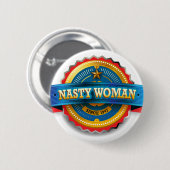 名誉の扱いにくい女性のバッジ 缶バッジ (正面&裏面)